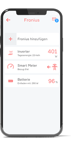 Fronius App in evon Smart Home