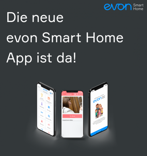 Neue evon Smart Home App